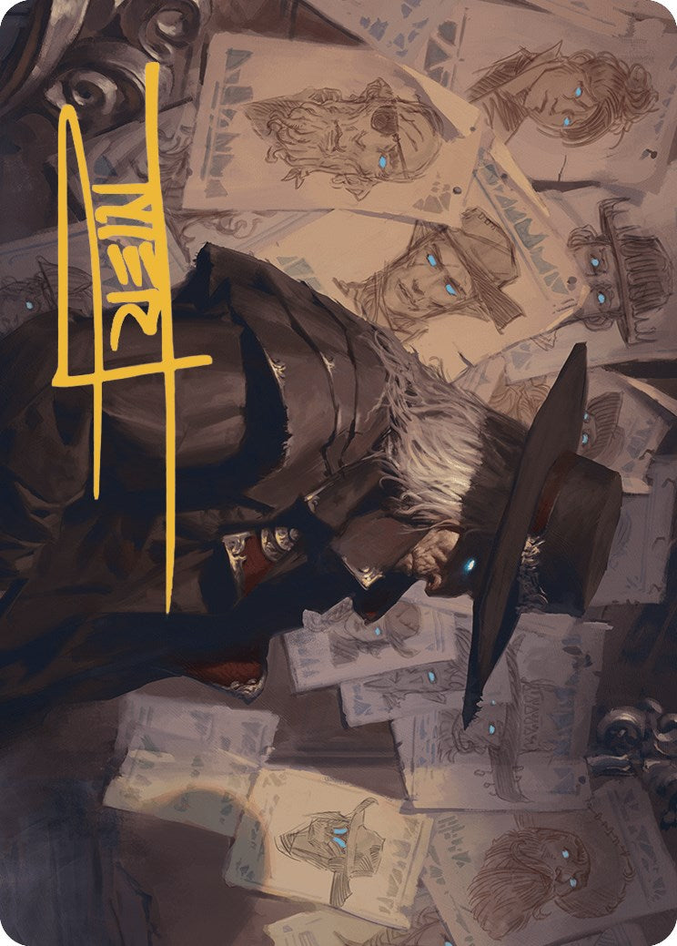 Lazav, Familiar Stranger Art Card (Gold-Stamped Signature) [Outlaws of Thunder Junction Art Series] - Magic: The Gathering - Card Brawlers | Quebec | Canada |