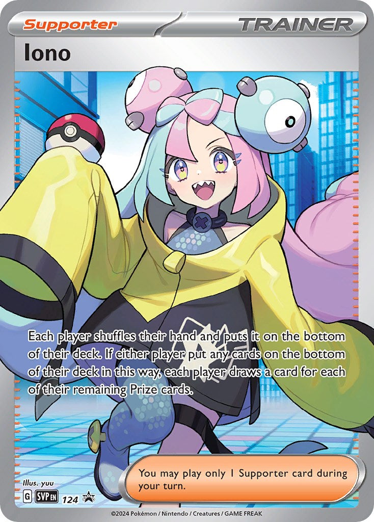 Iono (124) [Scarlet & Violet: Black Star Promos] - Pokémon - Card Brawlers | Quebec | Canada |