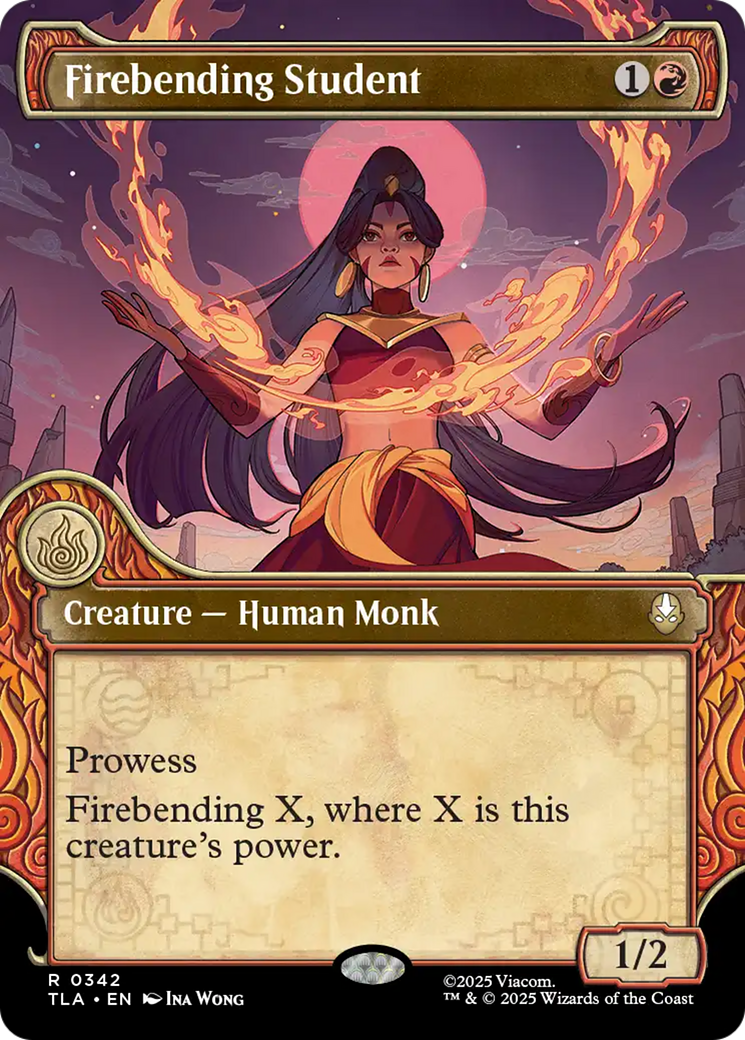 Firebending Student (Showcase) [Avatar: The Last Airbender] - Magic: The Gathering - Card Brawlers | Quebec | Canada |