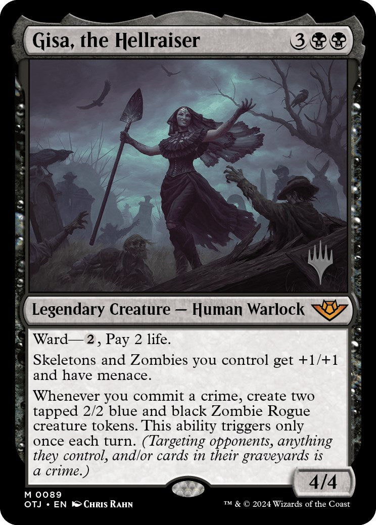 Gisa, the Hellraiser (Promo Pack) [Outlaws of Thunder Junction Promos] - Magic: The Gathering - Card Brawlers | Quebec | Canada |