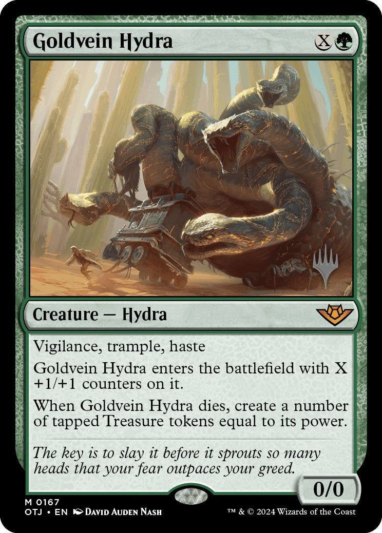 Goldvein Hydra (Promo Pack) [Outlaws of Thunder Junction Promos] - Magic: The Gathering - Card Brawlers | Quebec | Canada |