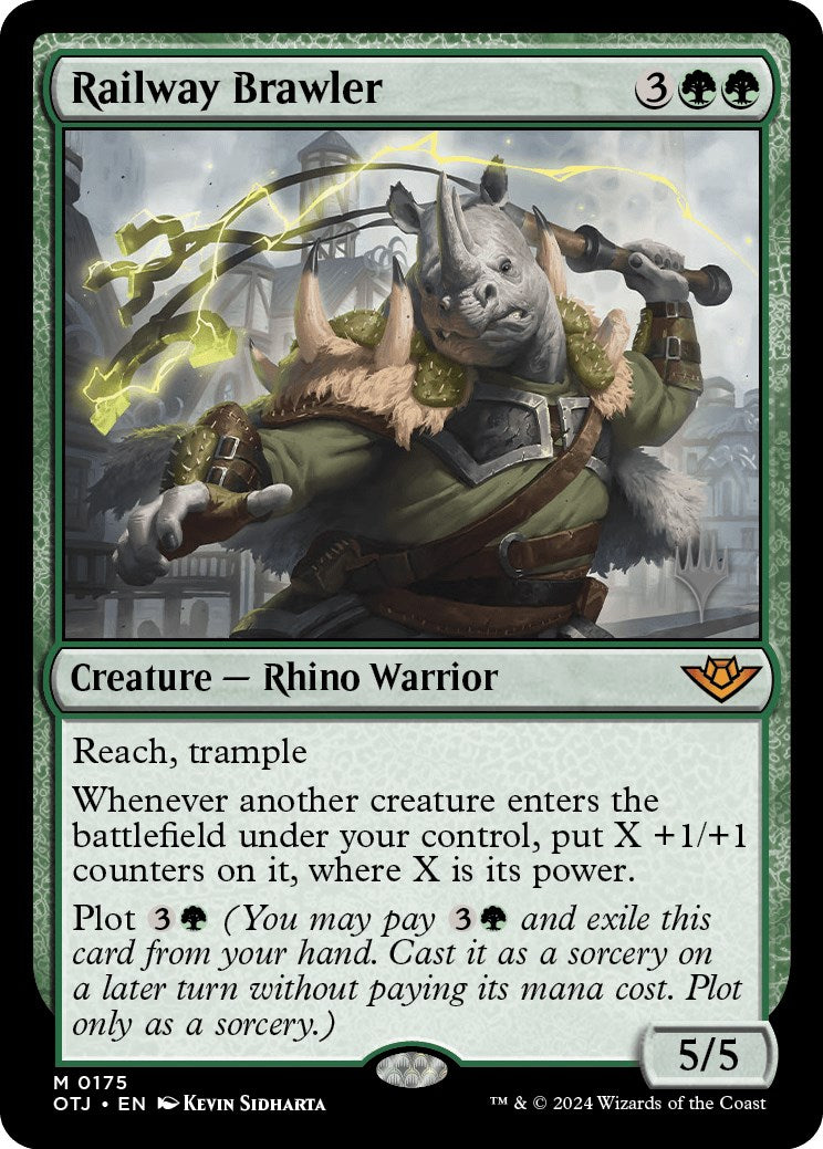 Railway Brawler (Promo Pack) [Outlaws of Thunder Junction Promos] - Magic: The Gathering - Card Brawlers | Quebec | Canada |
