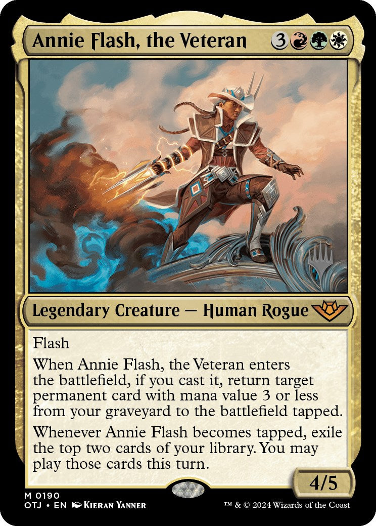 Annie Flash, the Veteran (Promo Pack) [Outlaws of Thunder Junction Promos] - Magic: The Gathering - Card Brawlers | Quebec | Canada |