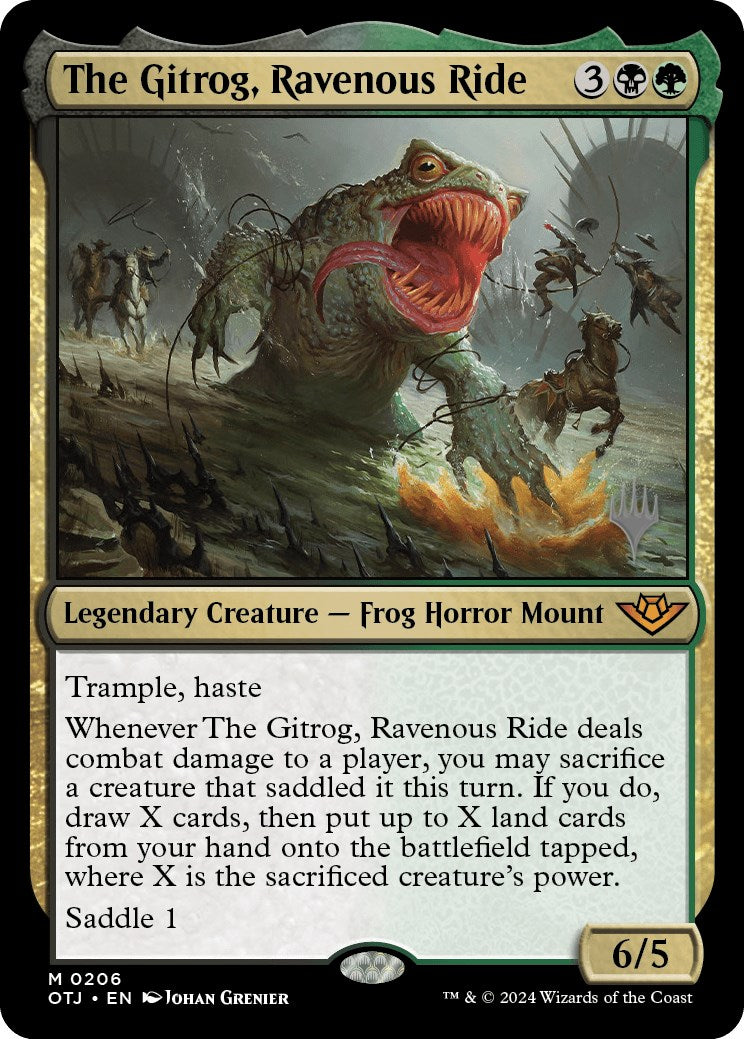 The Gitrog, Ravenous Ride (Promo Pack) [Outlaws of Thunder Junction Promos] - Magic: The Gathering - Card Brawlers | Quebec | Canada |