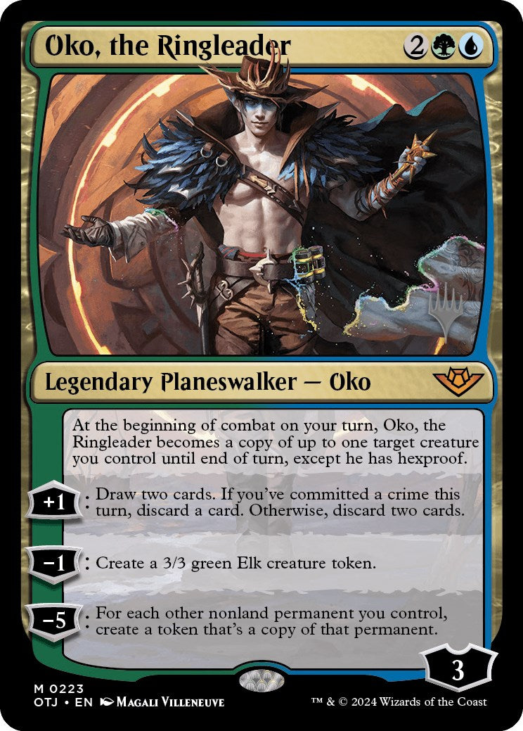 Oko, the Ringleader (Promo Pack) [Outlaws of Thunder Junction Promos] - Magic: The Gathering - Card Brawlers | Quebec | Canada |