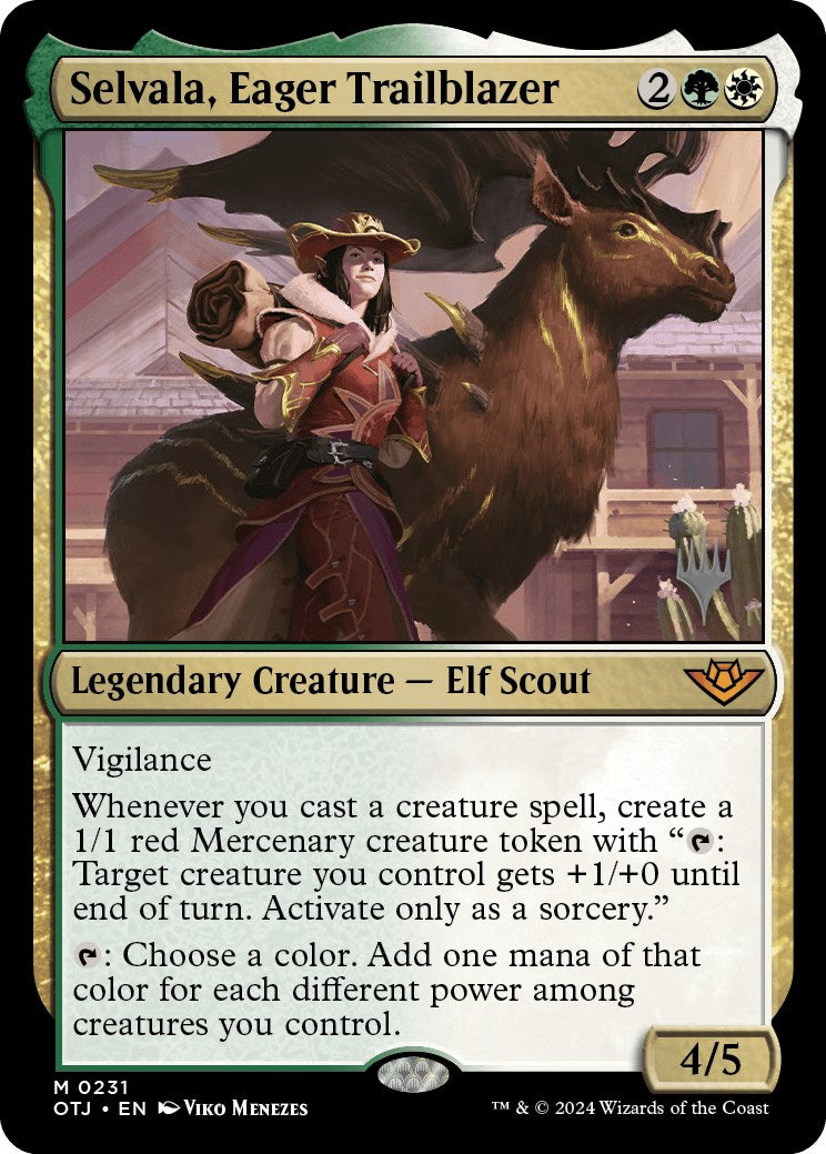 Selvala, Eager Trailblazer (Promo Pack) [Outlaws of Thunder Junction Promos] - Magic: The Gathering - Card Brawlers | Quebec | Canada |