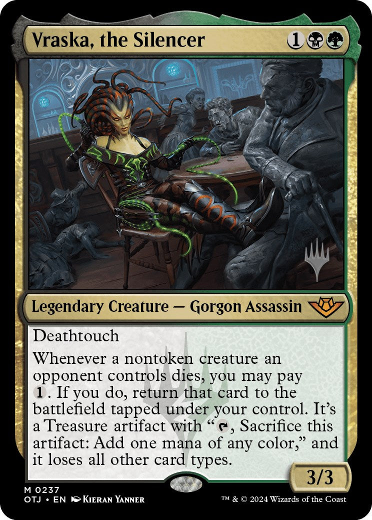 Vraska, the Silencer (Promo Pack) [Outlaws of Thunder Junction Promos] - Magic: The Gathering - Card Brawlers | Quebec | Canada |