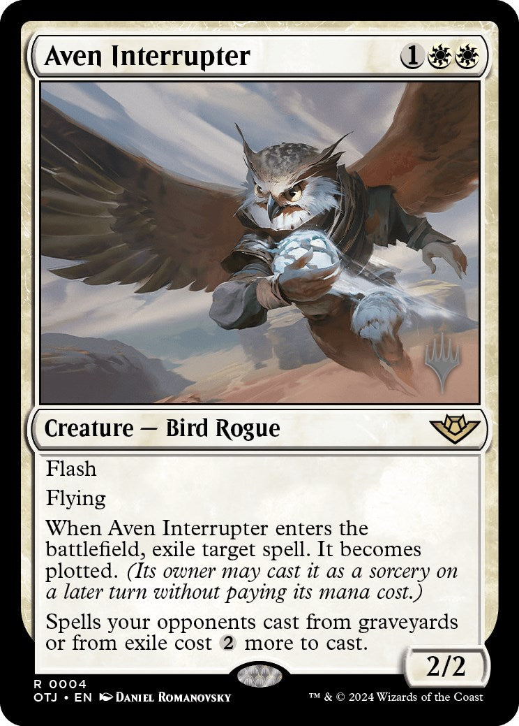 Aven Interrupter (Promo Pack) [Outlaws of Thunder Junction Promos] - Magic: The Gathering - Card Brawlers | Quebec | Canada |