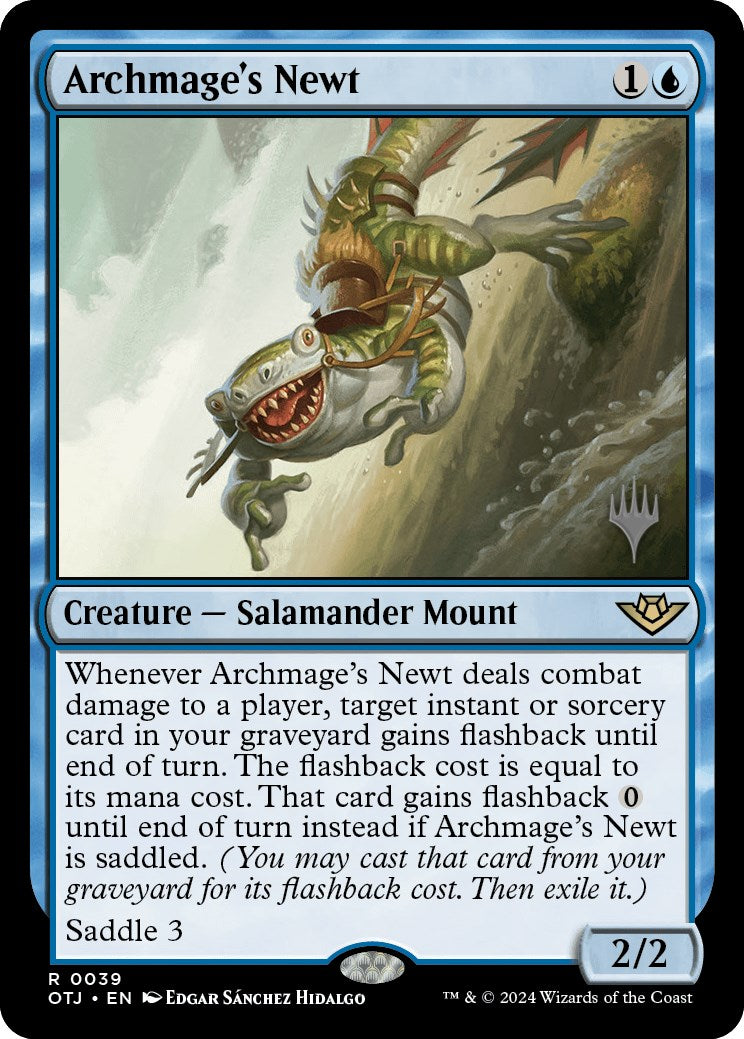 Archmage's Newt (Promo Pack) [Outlaws of Thunder Junction Promos] - Magic: The Gathering - Card Brawlers | Quebec | Canada |