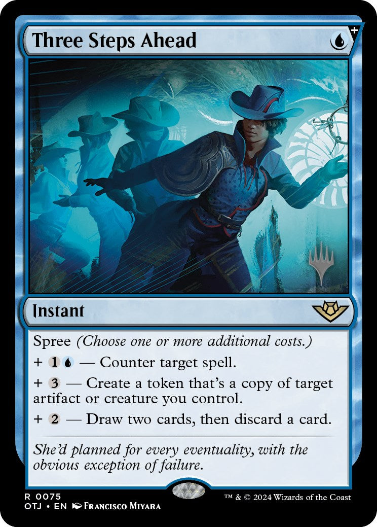 Three Steps Ahead (Promo Pack) [Outlaws of Thunder Junction Promos] - Magic: The Gathering - Card Brawlers | Quebec | Canada |