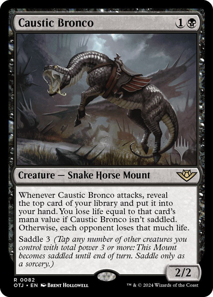 Caustic Bronco (Promo Pack) [Outlaws of Thunder Junction Promos] - Magic: The Gathering - Card Brawlers | Quebec | Canada |