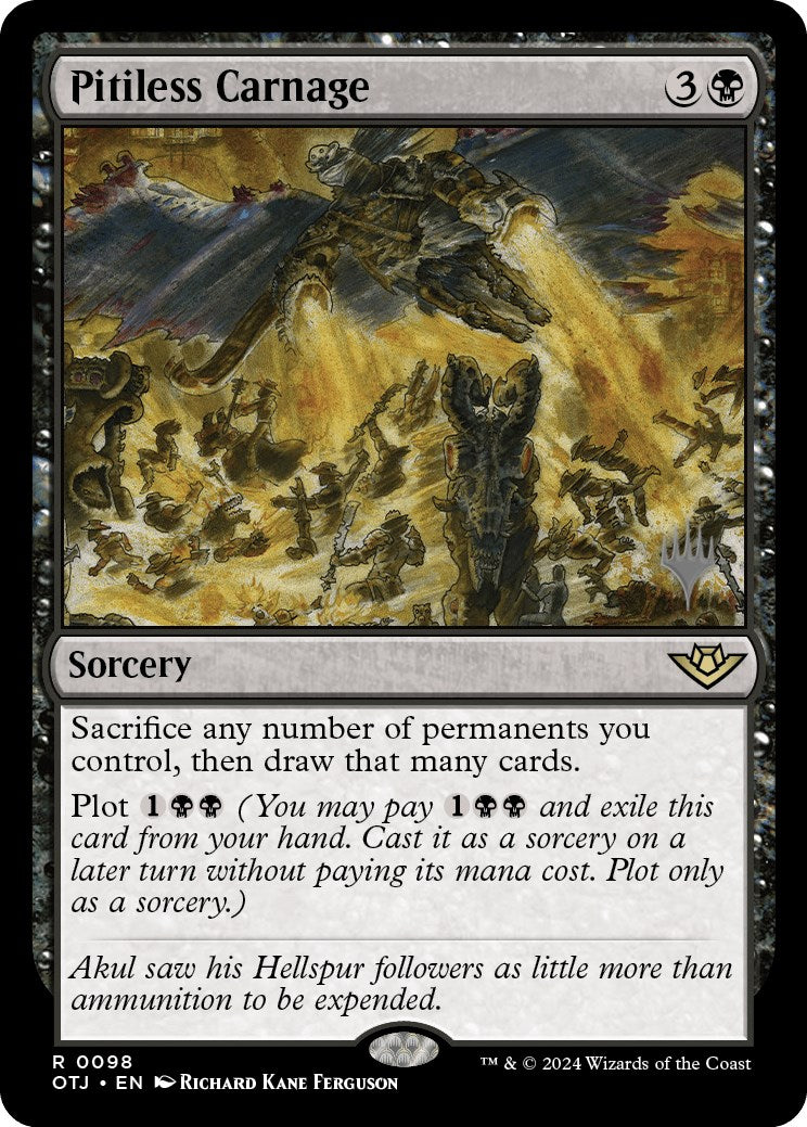 Pitiless Carnage (Promo Pack) [Outlaws of Thunder Junction Promos] - Magic: The Gathering - Card Brawlers | Quebec | Canada |