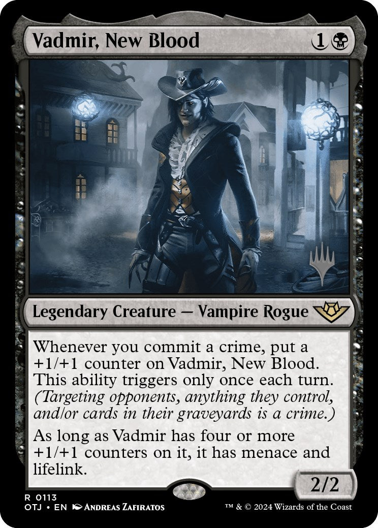 Vadmir, New Blood (Promo Pack) [Outlaws of Thunder Junction Promos] - Magic: The Gathering - Card Brawlers | Quebec | Canada |