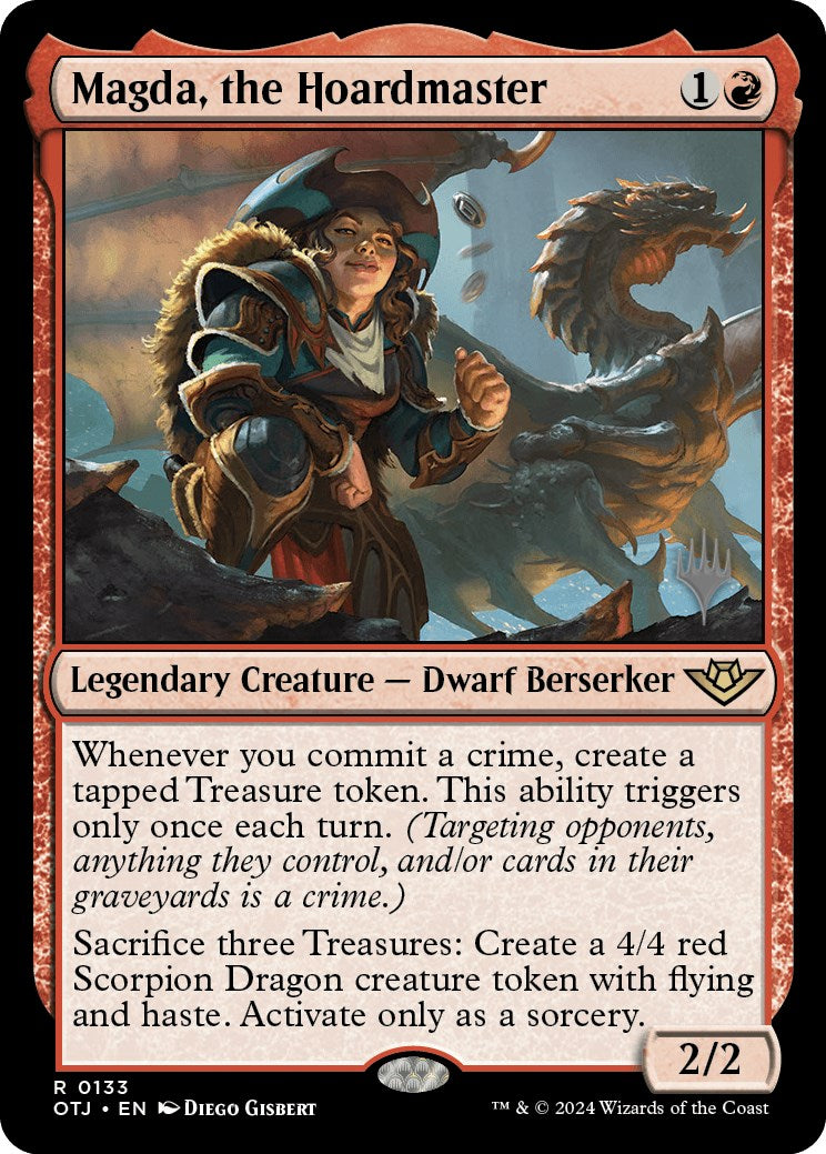 Magda, the Hoardmaster (Promo Pack) [Outlaws of Thunder Junction Promos] - Magic: The Gathering - Card Brawlers | Quebec | Canada |