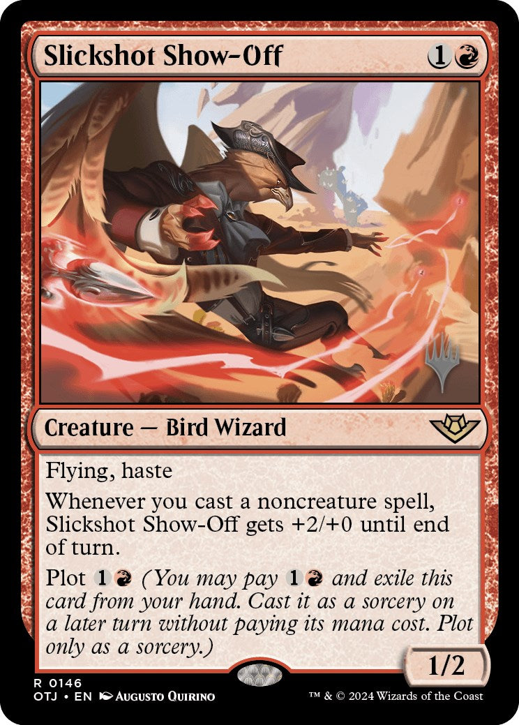 Slickshot Show-Off (Promo Pack) [Outlaws of Thunder Junction Promos] - Magic: The Gathering - Card Brawlers | Quebec | Canada |