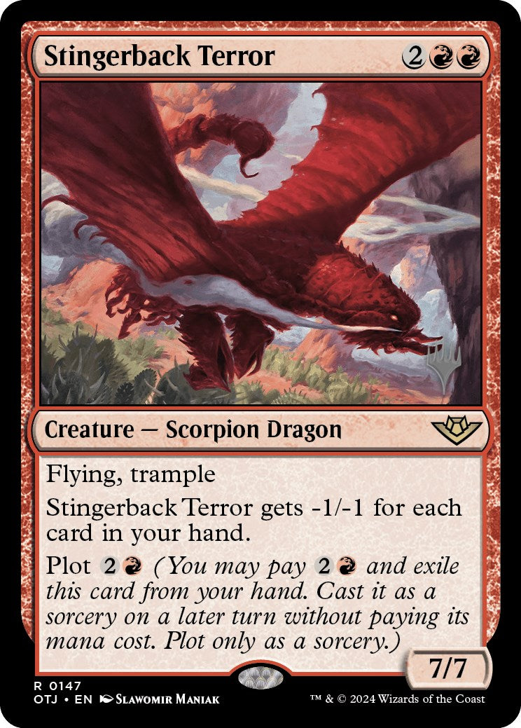Stingerback Terror (Promo Pack) [Outlaws of Thunder Junction Promos] - Magic: The Gathering - Card Brawlers | Quebec | Canada |