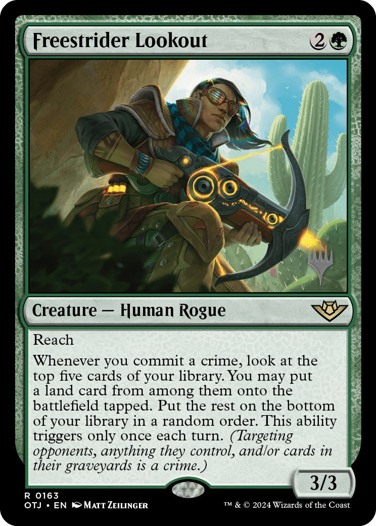 Freestrider Lookout (Promo Pack) [Outlaws of Thunder Junction Promos] - Magic: The Gathering - Card Brawlers | Quebec | Canada |
