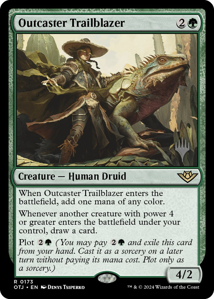 Outcaster Trailblazer (Promo Pack) [Outlaws of Thunder Junction Promos] - Magic: The Gathering - Card Brawlers | Quebec | Canada |