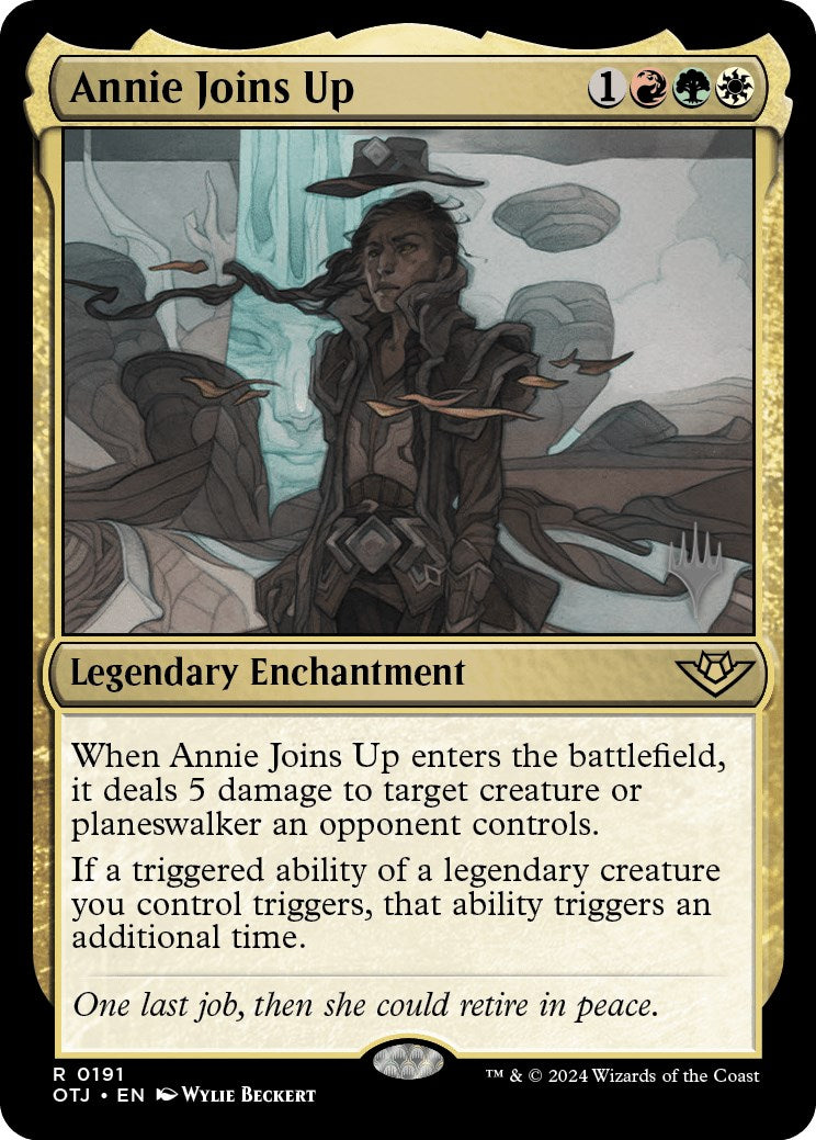 Annie Joins Up (Promo Pack) [Outlaws of Thunder Junction Promos] - Magic: The Gathering - Card Brawlers | Quebec | Canada |