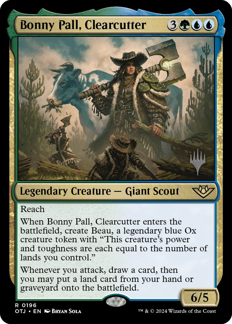 Bonny Pall, Clearcutter (Promo Pack) [Outlaws of Thunder Junction Promos] - Magic: The Gathering - Card Brawlers | Quebec | Canada |