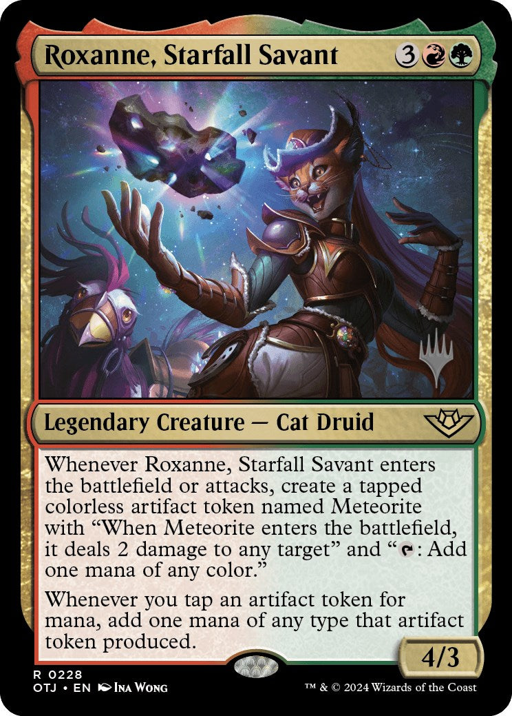 Roxanne, Starfall Savant (Promo Pack) [Outlaws of Thunder Junction Promos] - Magic: The Gathering - Card Brawlers | Quebec | Canada |