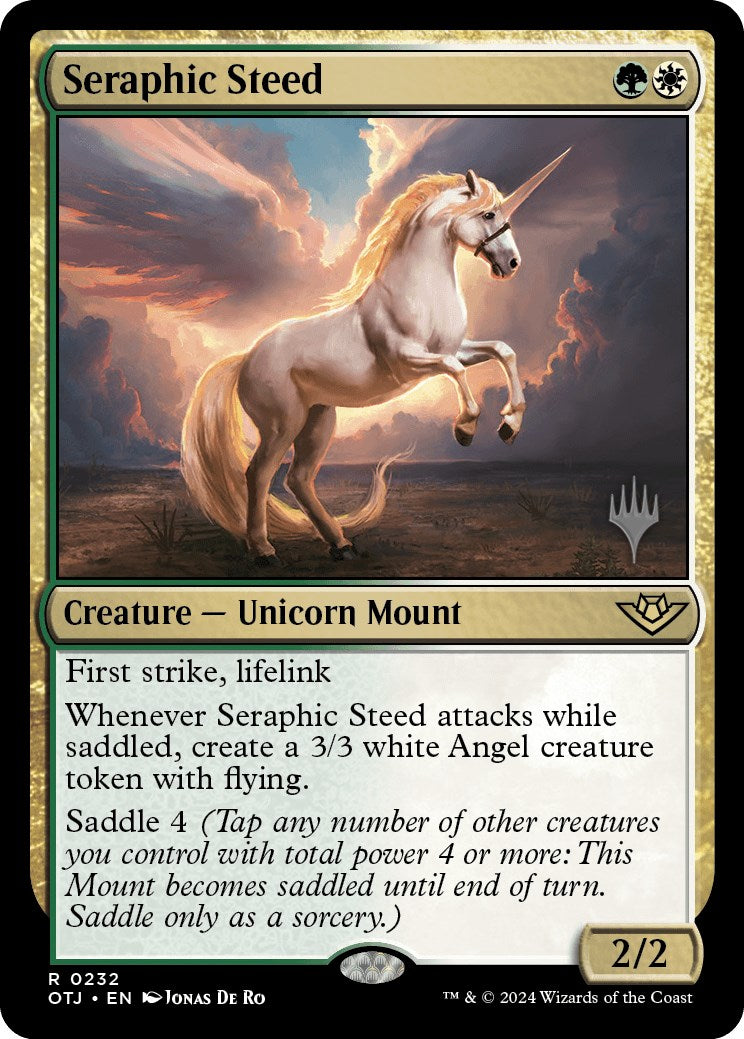 Seraphic Steed (Promo Pack) [Outlaws of Thunder Junction Promos] - Magic: The Gathering - Card Brawlers | Quebec | Canada |