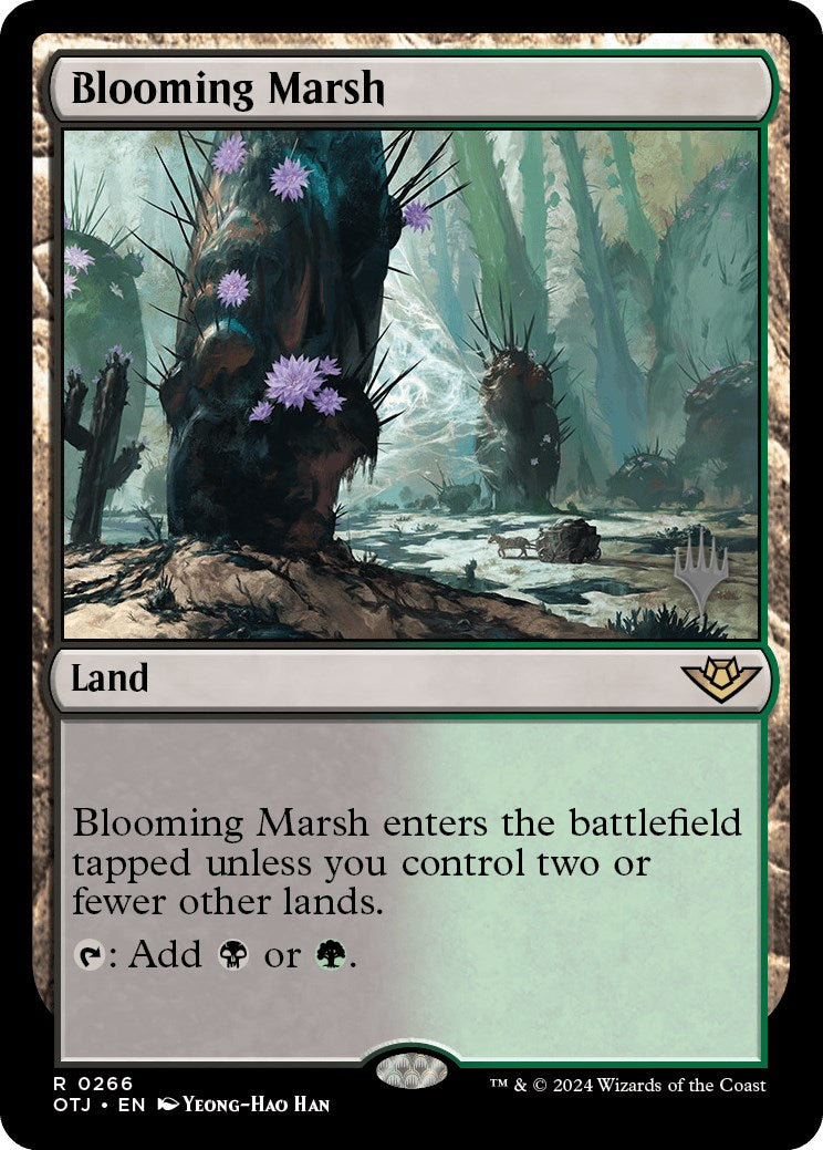 Blooming Marsh (Promo Pack) [Outlaws of Thunder Junction Promos] - Magic: The Gathering - Card Brawlers | Quebec | Canada |