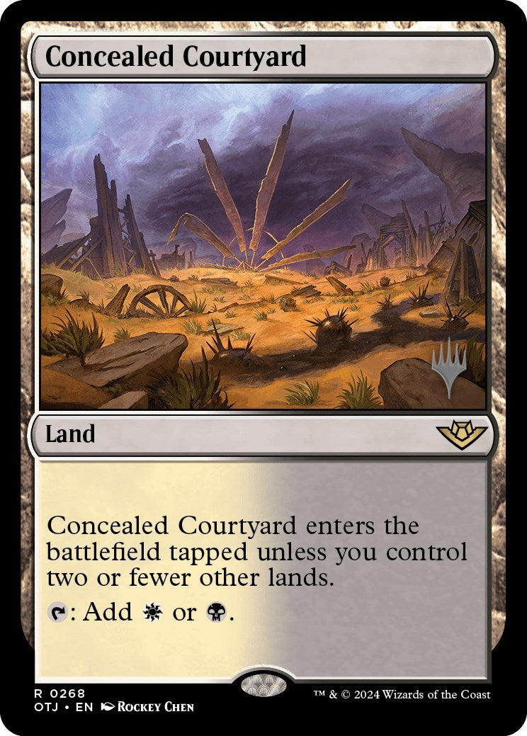 Concealed Courtyard (Promo Pack) [Outlaws of Thunder Junction Promos] - Magic: The Gathering - Card Brawlers | Quebec | Canada |