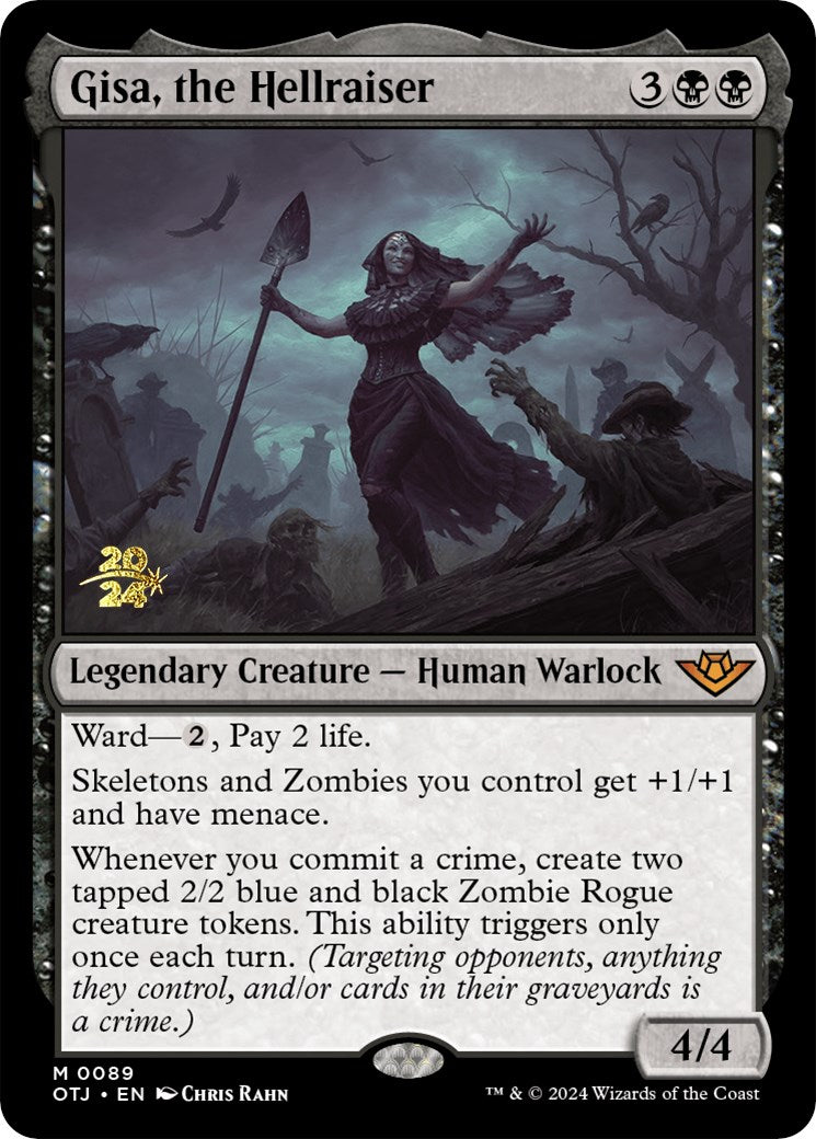 Gisa, the Hellraiser [Outlaws of Thunder Junction Prerelease Promos] - Magic: The Gathering - Card Brawlers | Quebec | Canada |