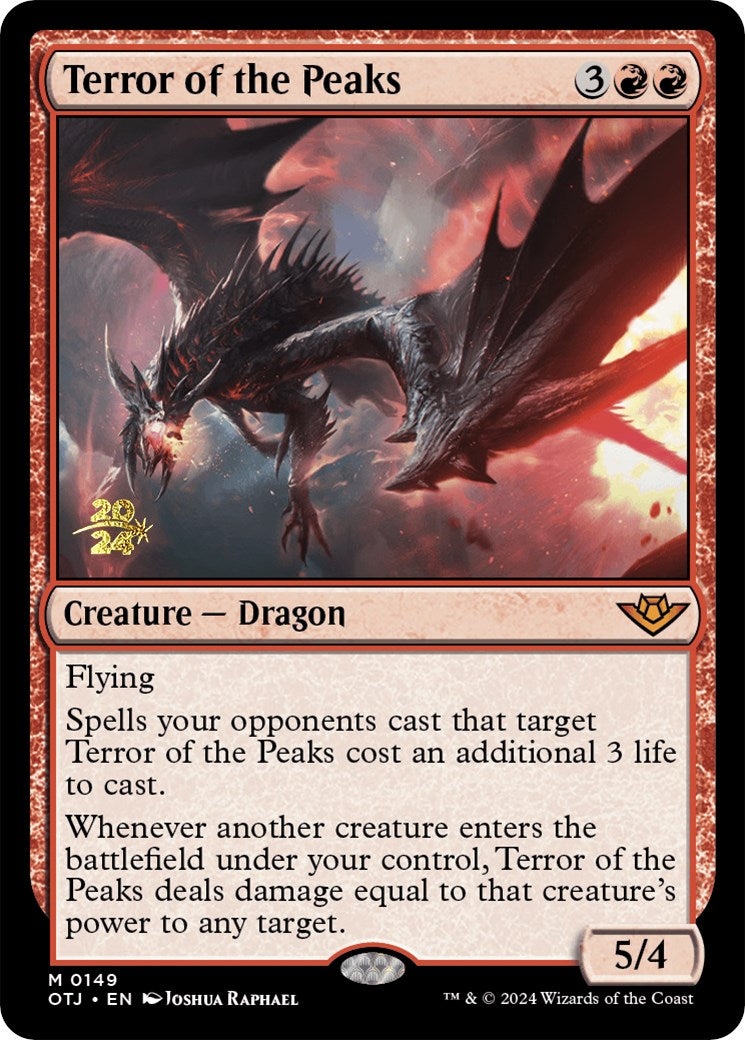 Terror of the Peaks (OTJ) [Outlaws of Thunder Junction Prerelease Promos] - Magic: The Gathering - Card Brawlers | Quebec | Canada |