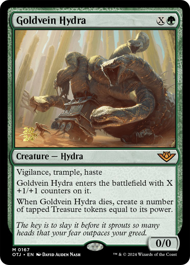 Goldvein Hydra [Outlaws of Thunder Junction Prerelease Promos] - Magic: The Gathering - Card Brawlers | Quebec | Canada |
