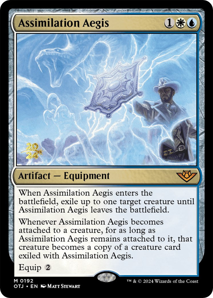 Assimilation Aegis [Outlaws of Thunder Junction Prerelease Promos] - Magic: The Gathering - Card Brawlers | Quebec | Canada |