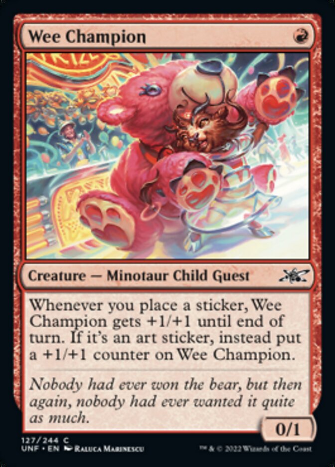 Wee Champion [Unfinity] - Magic: The Gathering - Card Brawlers | Quebec | Canada |