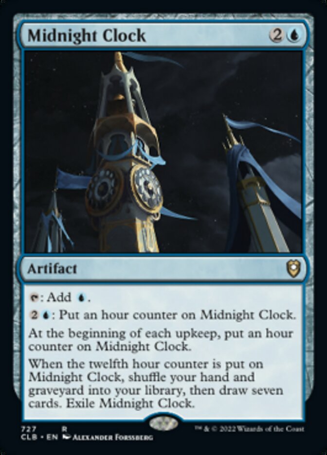 Midnight Clock [Commander Legends: Battle for Baldur's Gate] - Magic: The Gathering - Card Brawlers | Quebec | Canada |