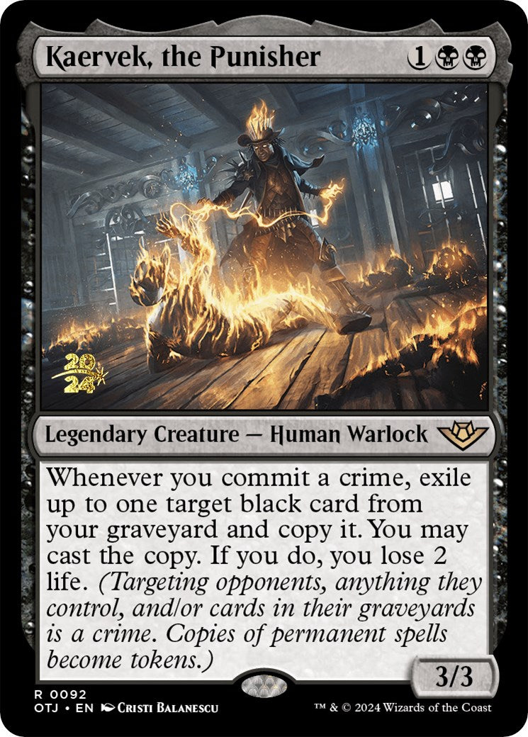 Kaervek, the Punisher [Outlaws of Thunder Junction Prerelease Promos] - Magic: The Gathering - Card Brawlers | Quebec | Canada |