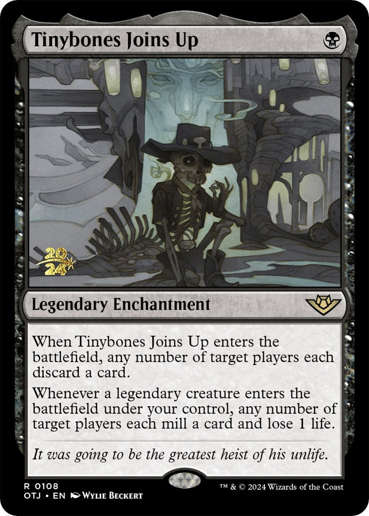 Tinybones Joins Up [Outlaws of Thunder Junction Prerelease Promos] - Magic: The Gathering - Card Brawlers | Quebec | Canada |