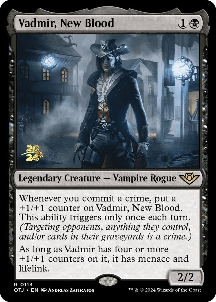 Vadmir, New Blood [Outlaws of Thunder Junction Prerelease Promos] - Magic: The Gathering - Card Brawlers | Quebec | Canada |