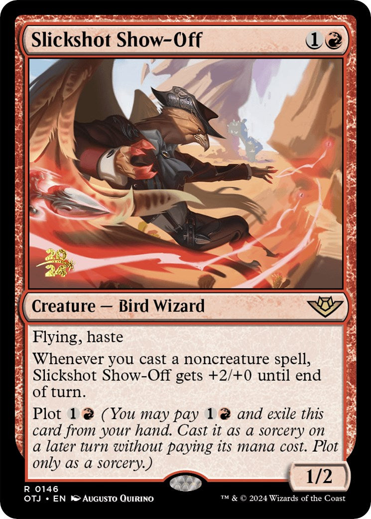 Slickshot Show-Off [Outlaws of Thunder Junction Prerelease Promos] - Magic: The Gathering - Card Brawlers | Quebec | Canada |