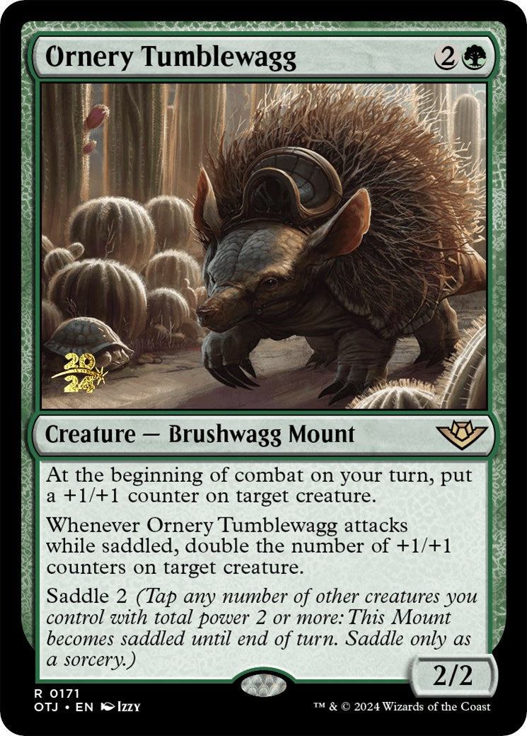 Ornery Tumblewagg [Outlaws of Thunder Junction Prerelease Promos] - Magic: The Gathering - Card Brawlers | Quebec | Canada |