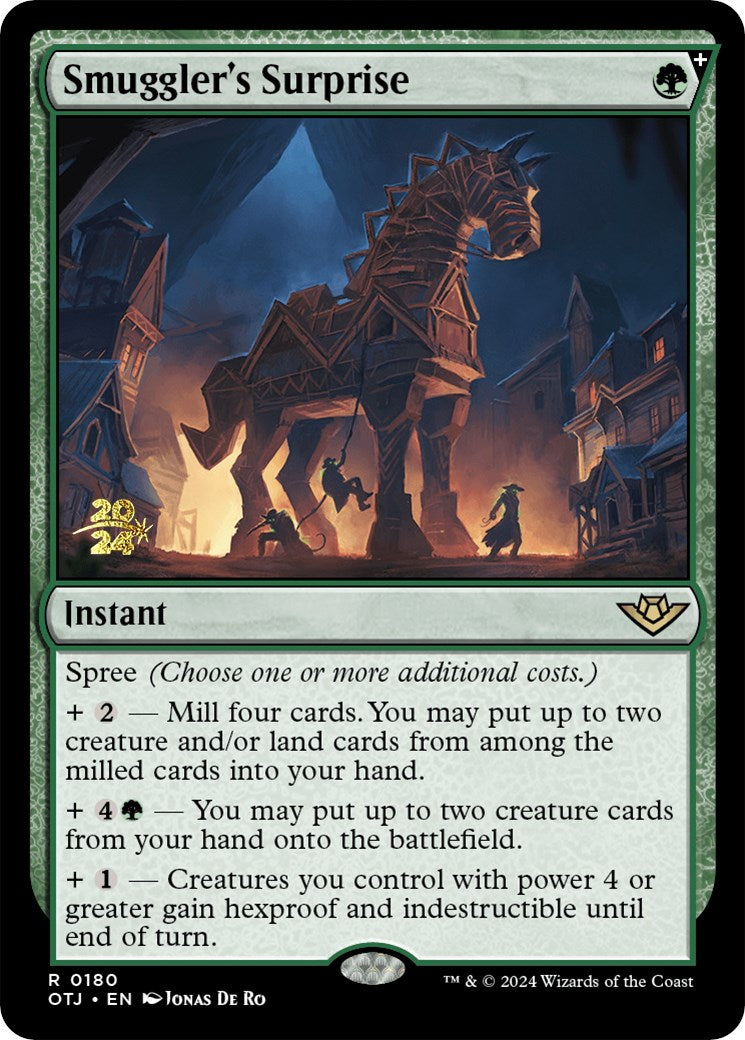 Smuggler's Surprise [Outlaws of Thunder Junction Prerelease Promos] - Magic: The Gathering - Card Brawlers | Quebec | Canada |
