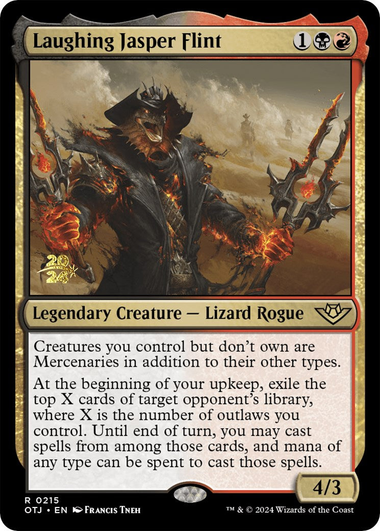 Laughing Jasper Flint [Outlaws of Thunder Junction Prerelease Promos] - Magic: The Gathering - Card Brawlers | Quebec | Canada |
