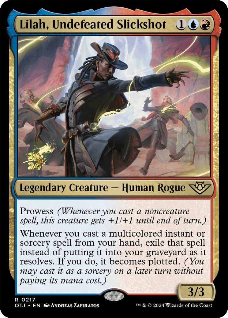 Lilah, Undefeated Slickshot [Outlaws of Thunder Junction Prerelease Promos] - Magic: The Gathering - Card Brawlers | Quebec | Canada |