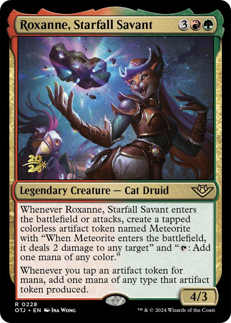 Roxanne, Starfall Savant [Outlaws of Thunder Junction Prerelease Promos] - Magic: The Gathering - Card Brawlers | Quebec | Canada |