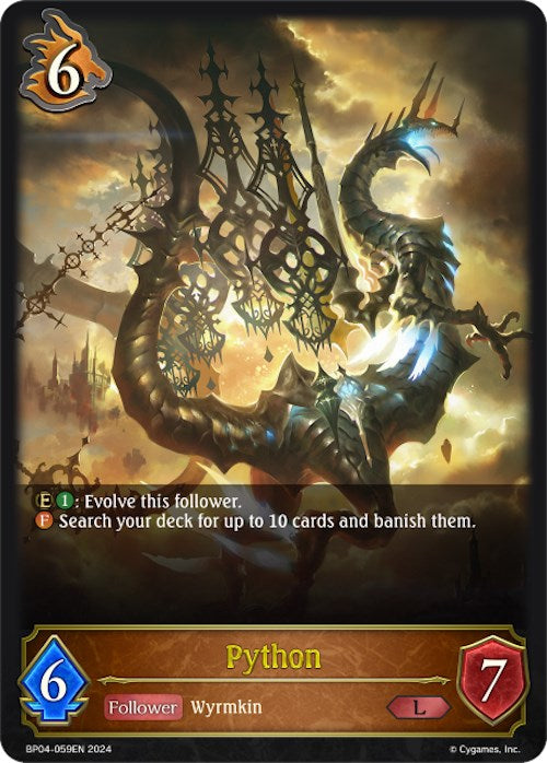 Python (BP04-059EN) [Cosmic Mythos] - Card Brawlers | Quebec | Canada | Yu-Gi-Oh!