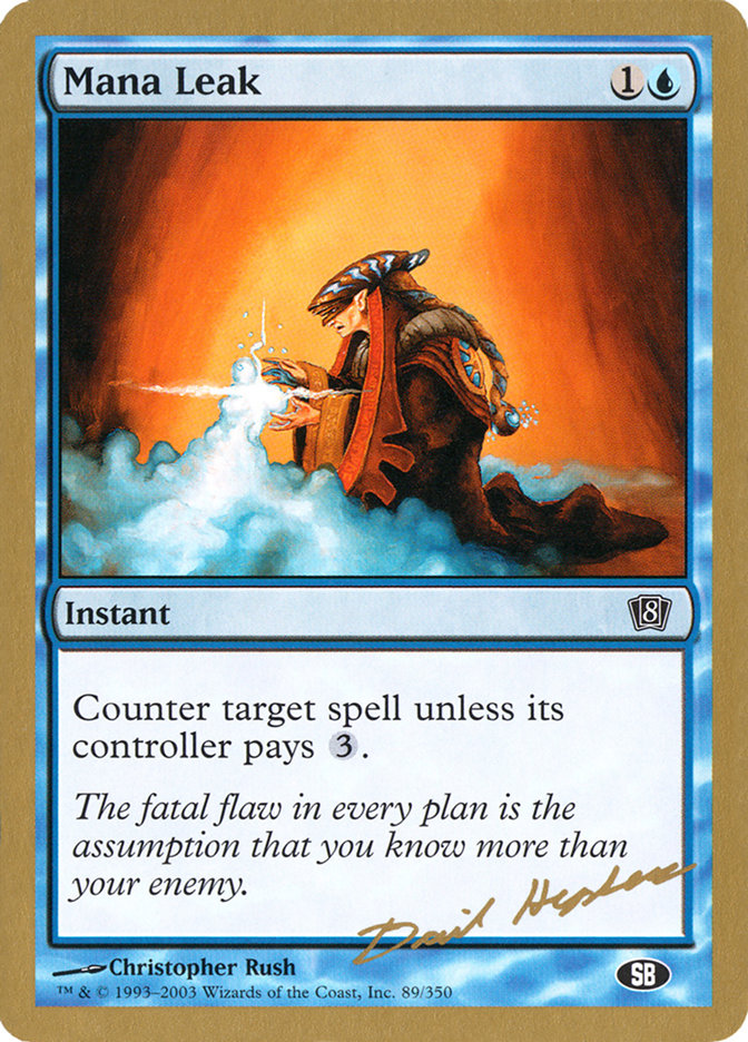 Mana Leak (Dave Humpherys) (SB) [World Championship Decks 2003] - Magic: The Gathering - Card Brawlers | Quebec | Canada |