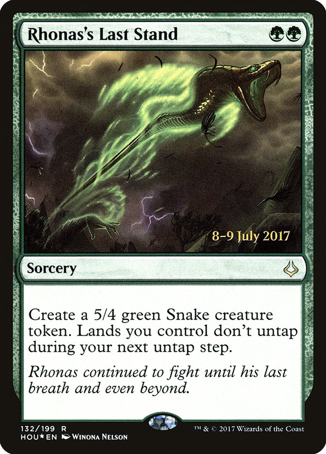 Rhonas's Last Stand [Hour of Devastation Prerelease Promos] - Magic: The Gathering - Card Brawlers | Quebec | Canada |