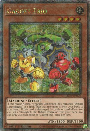 Gadget Trio [LEDE-EN004] Quarter Century Secret Rare - Yu-Gi-Oh! - Card Brawlers | Quebec | Canada |