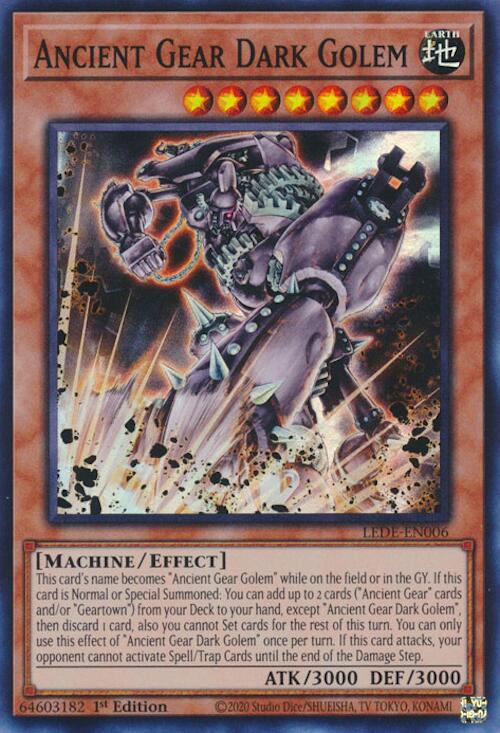 Ancient Gear Dark Golem [LEDE-EN006] Super Rare - Card Brawlers | Quebec | Canada | Yu-Gi-Oh!