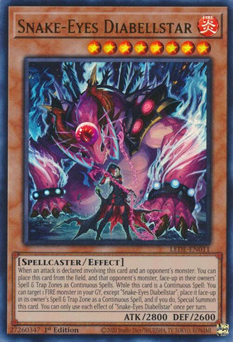 Snake-Eyes Diabellstar [LEDE-EN011] Ultra Rare - Card Brawlers | Quebec | Canada | Yu-Gi-Oh!