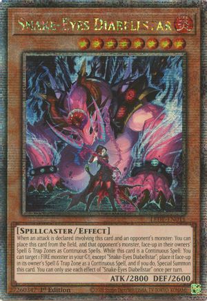 Snake-Eyes Diabellstar [LEDE-EN011] Quarter Century Secret Rare - Yu-Gi-Oh! - Card Brawlers | Quebec | Canada |